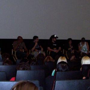 Q&A Panel at the 2006 Phoenix Film Festival. Panel was an open forum to local high school students taking a class on film/drama. The short-film that James composed, an Official Selection at the festival, was so well respected that the PFF invited the represnts of 