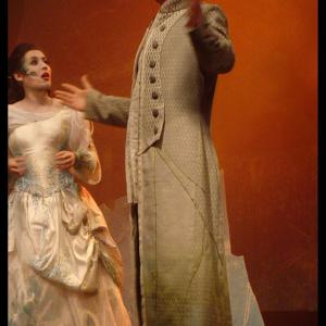 a scene from the opera Bastien and Bastienne by W.A.Mozart, director: Cesar Piña, costume design: Eloise Kazan, Salamanca, Mexico, 2009