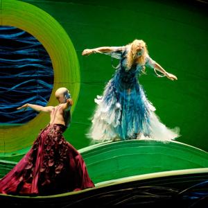 a scene from the opera Rusalka costume design Eloise Kazan Mexico 2011