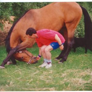 David Copeland  his horse Cinbad