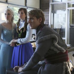 Still of Scott Michael Foster Georgina Haig and Elizabeth Lail in Once Upon a Time 2011