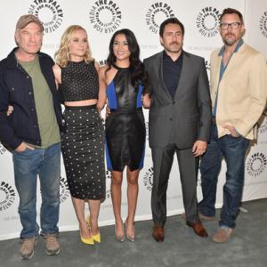 Actors Ted Levine Diane Kruger Emily Rios Demian Bichir and Matthew Lillard attend The Paley Center For Media Presents FXs The Bridge at The Paley Center for Media on June 24 2014 in Beverly Hills California