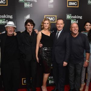 Emily Rios with the cast of AMCs Breaking Bad attending the Season 5 Premiere during ComicCon International 2012 at Reading Cinemas Gaslamp on July 14 2012 in San Diego California
