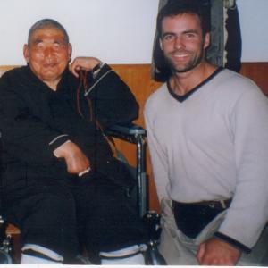 Greg Van Borssum  his Sifu Shi De Suxi  the high priest Abbot of the Northern and Southern Shaolin Temples in China