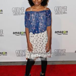 Riele Downs attends the screening of Amazons Gortimer Gibbons Life On Normal Street at ArcLight Hollywood on November 17 2014 in Hollywood California