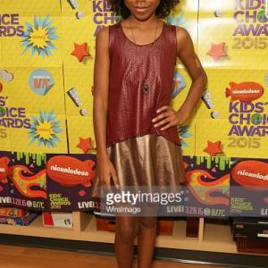 Actress Riele Downs attends Nickelodeon's talent bring The Kids Choice Awards experience to Children's Hospital Los Angeles at The Children's Hospital Los Angeles on March 25, 2015 in Los Angeles, California