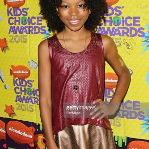 Actress Riele Downs attends Nickelodeons talent bring The Kids Choice Awards experience to Childrens Hospital Los Angeles at The Childrens Hospital Los Angeles on March 25 2015 in Los Angeles California