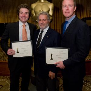 Ken Kristensen Sid Ganis and Colin Marshall at the Academy of Motion Picture Arts and Sciences Nicholl Fellowships in Screenwriting dinner 111308
