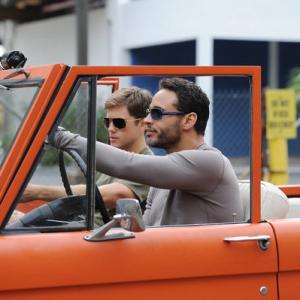 Still of Daniel Sunjata and Aaron Tveit in Graceland 2013