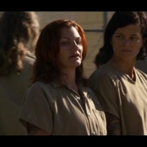 Casey McCarthy as Gretchen Swift and Lisa Lynch as Genny in Justified Starvation  FX