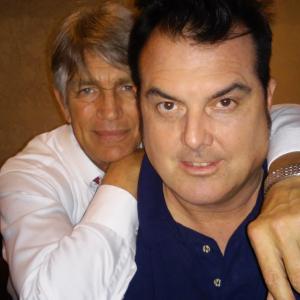 Eric ROBERTS with Elvis GUINAN on the set of 
