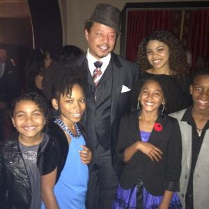 'The Best Man Holiday' Red Carpet Premiere at the TCL Chinese Theatre, Los Angeles, CA on Tuesday, Nov.5, 2013 with cast Isis Moore, Riele Downs, Terrence Howard, Shai Pierre-Dixon, Linden Liles-McCurdy