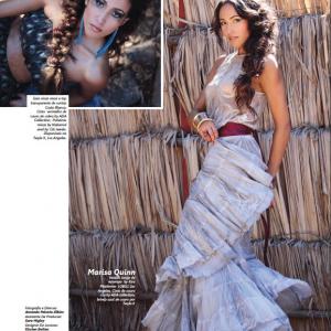 Marisa Quinn featured in Brazilian SMag for her appearance as South American Native Vampire Huilen in Twilight Breaking Dawn Pt 2