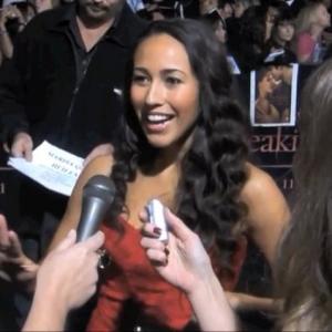 Actress Marisa Quinn arrives at the Premiere of Summit Entertainments The Twilight Saga Breaking Dawn  Part 1 at Nokia Theatre LA Live on November 14 2011 in Los Angeles California