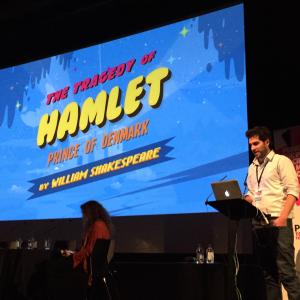 Fernando Salem  Siesta Z Showrunner pitching at Power to the Pixel 2015