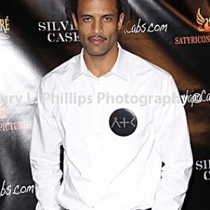 Chris Facey at L.A. premiere of 'Silver Case.'