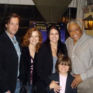 Robert Gantzos Kelly Ann Ford Director Morgan Rhodes Joseph Castanon and Ron Canada at the premiere screening of Little Wings at Raleigh Studios