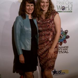 At 2012 Awareness Film Festival Hollywood Producer on documentary You Look A Lot Like Me