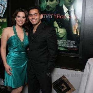 Michelle Romano and Harris Masood attend the NYC Premiere of 