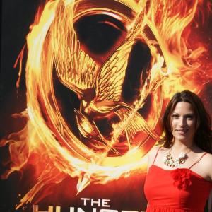 Michelle Romano at the Hollywood Premiere of The Hunger Games