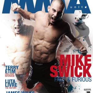 Mike Swick on the cover of September 2009s MMA Unlimited magazine