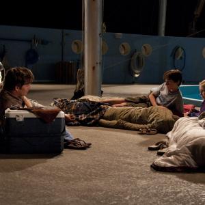 Still of Harry Connick Jr Nathan Gamble and Cozi Zuehlsdorff in Dolphin Tale 2011
