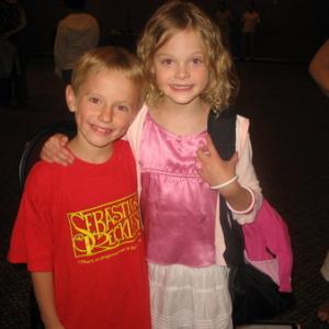 Elle Fanning and Nathan Gamble