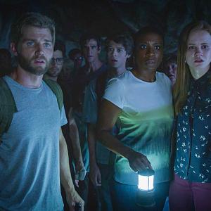 Still of Eddie Cahill Mike Vogel Colin Ford Aisha Hinds Max Ehrich and Mackenzie Lintz in Under the Dome 2013