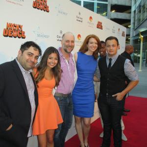 L.A. Nicky Deuce premiere with Guido Grasso, Chistine Prosperi, Carlo Mestroni, Andrea Frankle, and Noah Munck.