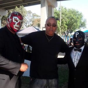 Lucha Libre USA y Big Dave Burleigh Middle Chicano Park is a 32000 square meter park located beneath the San DiegoCoronado Bridge in Barrio Logan a predominantly Mexican American and Mexicanimmigrant community in central San Diego Cali