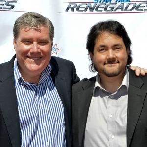 Jon Macht Production Designer Scott Nakada  Star Trek Renegades Premiere red carpet