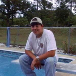 Ethan Burks in 2005 at his cousin's home in Hickory Flat Mississippi USA.