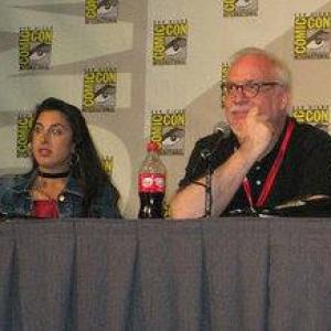 DC Comics Panel Danielle Najarian and J. Michael Straczynski