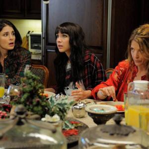 Still of Shiri Appleby and Hannah Marks in Kristin's Christmas Past (2013)