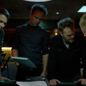Shawn Parsons Walton Goggins Justin Welborn and Ryan Dorsey in Justified Fates Right Hand