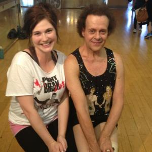 At Slimmons with Richard Simmons!
