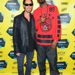 Martin Shore and Snoop Dogg attend the Take Me to the River premiere at SXSW 2014.