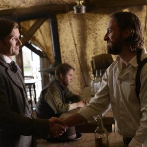 Still of Damian O'Hare and Phil Burke in Hell on Wheels (2011)