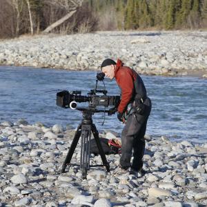 Lining up camera position on set of Love of Life Delta Alaska 2011