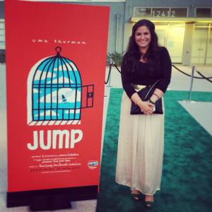 Jameson First Shot 2014 Premiere night - Jessica Valentine (writer/director of JUMP!)