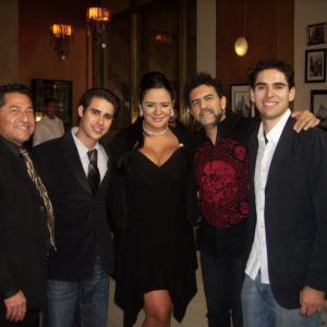 Broadway International Film Festival Los Angeles with (left to right) Mike Gomez, Omar Mora, Maria Ines & Sergio Arau.