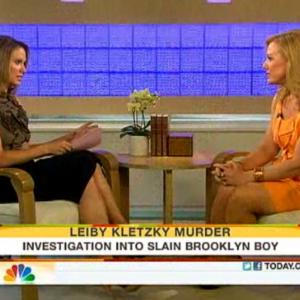 The Today Show, July 23rd, 2011. Discussing the tragic end to the Leiby Kletzky case