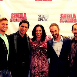 At the Sheila Scorned sneak peek at WME with cast members Anton Narinskiy Norma Maldanado Jim Senti and casting director Candido Cornejo