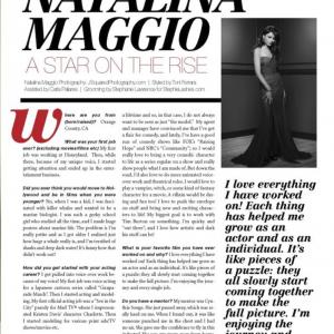 Natalina Maggio- A Star Rising Article- ICON MAGAZINE