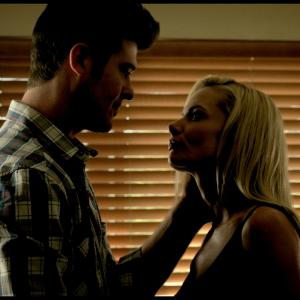 Still of Jaime Pressly and Robin Thicke in Abby in the Summer 2014