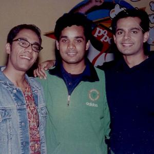With Vrajesh Hirjee & Nasir Khan