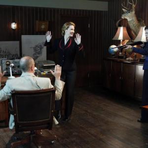 Still of Ralph Brown, Hayley Atwell and Bridget Regan in Agent Carter (2015)