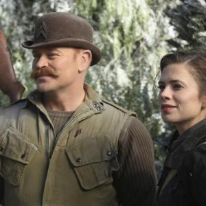 Still of Neal McDonough and Hayley Atwell in Agent Carter (2015)