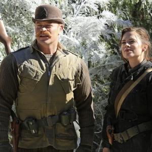 Still of Neal McDonough and Hayley Atwell in Agent Carter 2015