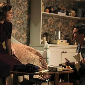 Still of Dominic Cooper and Hayley Atwell in Agent Carter (2015)